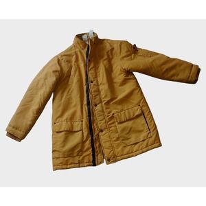 Timberland Wheat Puffer Jacket / Coat sz L ( 16 -18)may fit M regular men defect
